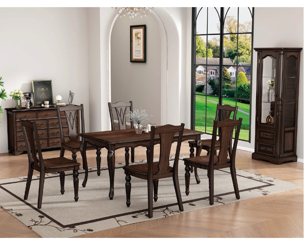 american european  style  dining room set dining table chair
