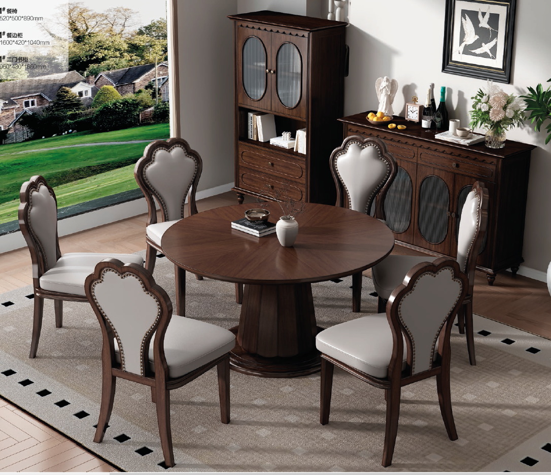 american european  style  dining room set dining table chair