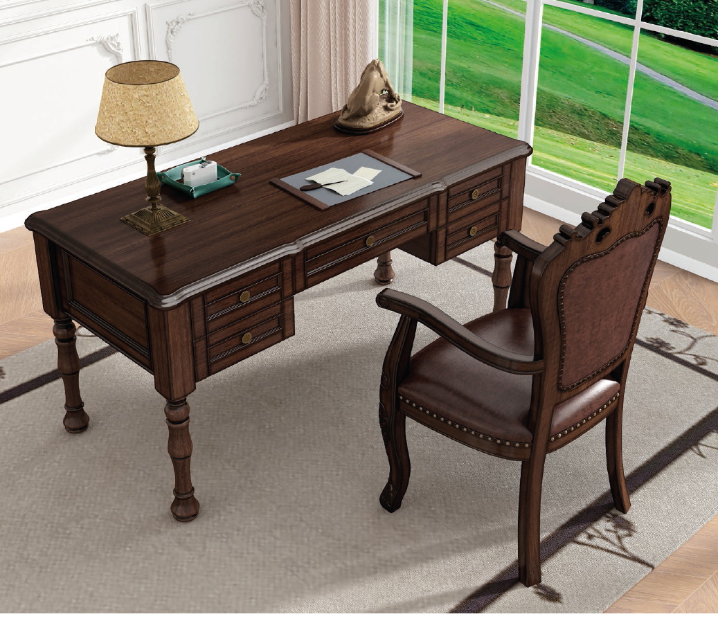 american european  style  desk bookcase