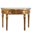 american european  style  antique gold console