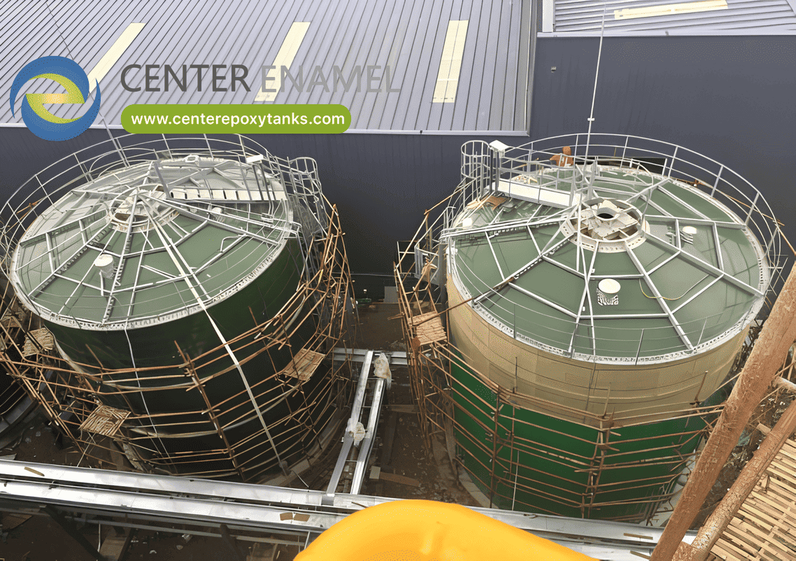 Custom Bulk Material Storage Tanks Manufacturer | Center Enamel