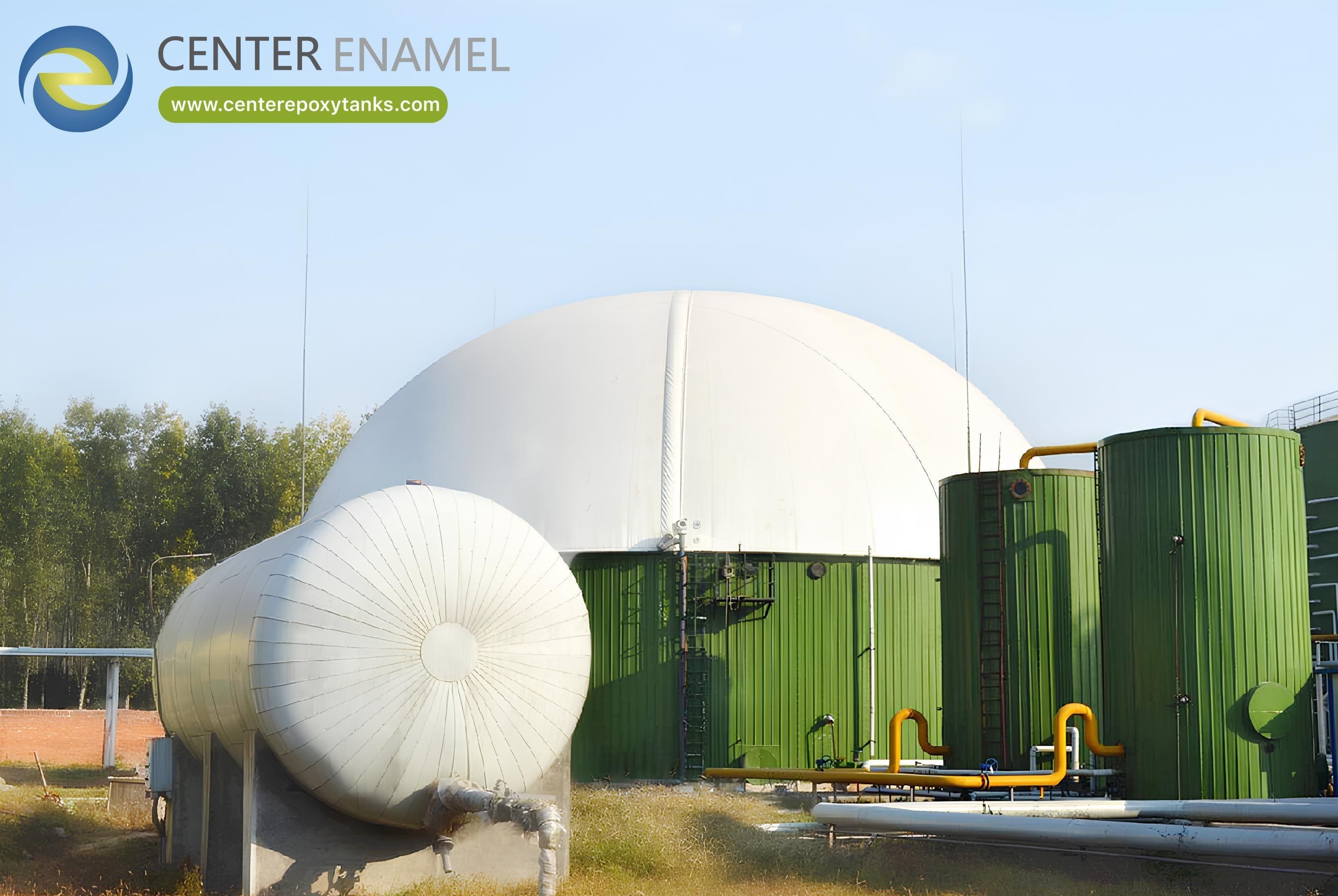 High-Performance Double Membrane Roofs for Concrete Anaerobic Digestion Tanks