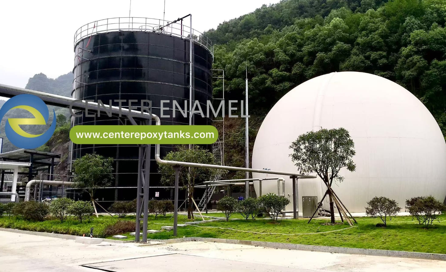 Center Enamel: Double Membrane Biogas Holder | Leading Manufacturer in China