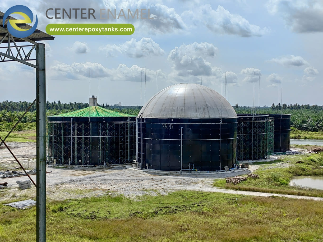 Center Enamel's Double Membrane Roofs: Maximizing Efficiency for Biogas Storage Tanks