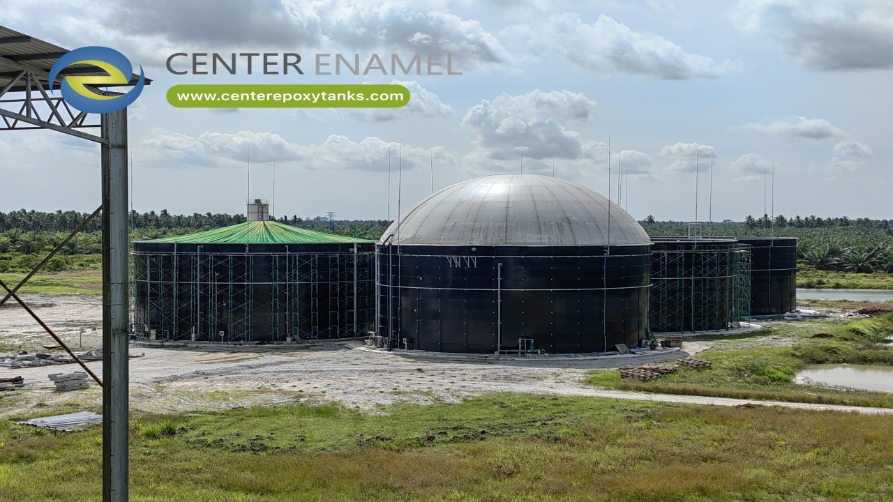 Biogas Holder for Waste Biomass Project