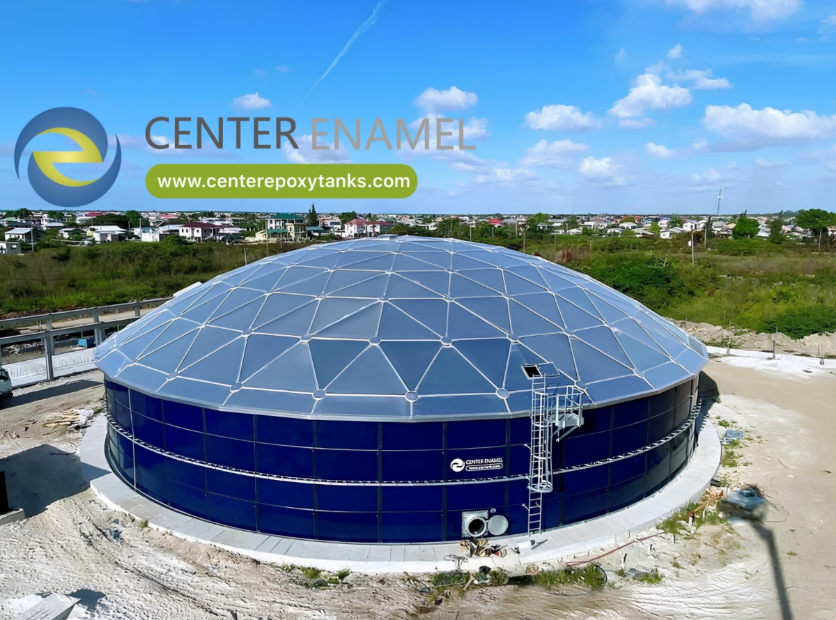 Aluminum Geodesic Domes for Floating Roof Tanks | Center Enamel