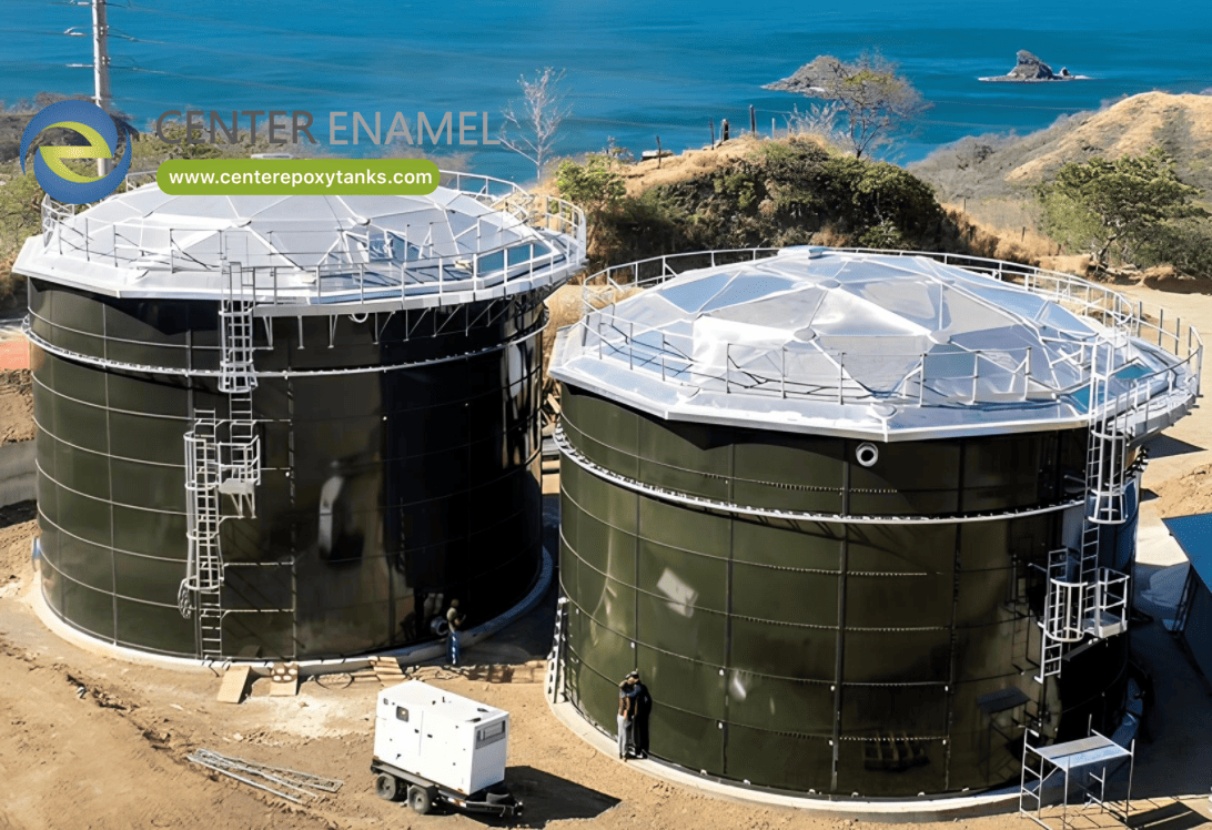 Custom-built Aluminum Dome Roofs for Municipal Water Tanks | Center Enamel