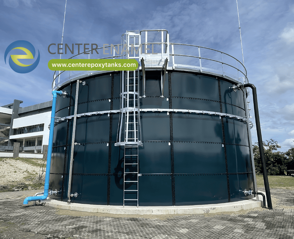 Center Enamel Exports Epoxy Coated Steel Tanks for Fuel Storage at Oil Refineries