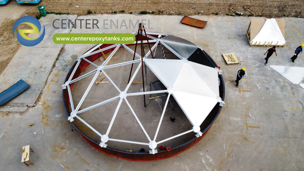 Leak-Proof Design Aluminum Dome Roofs for Fire Sprinkler Tank