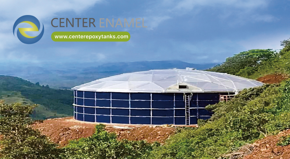 Center Enamel Provides Single Membrane Roof for Malaysia Biogas Project