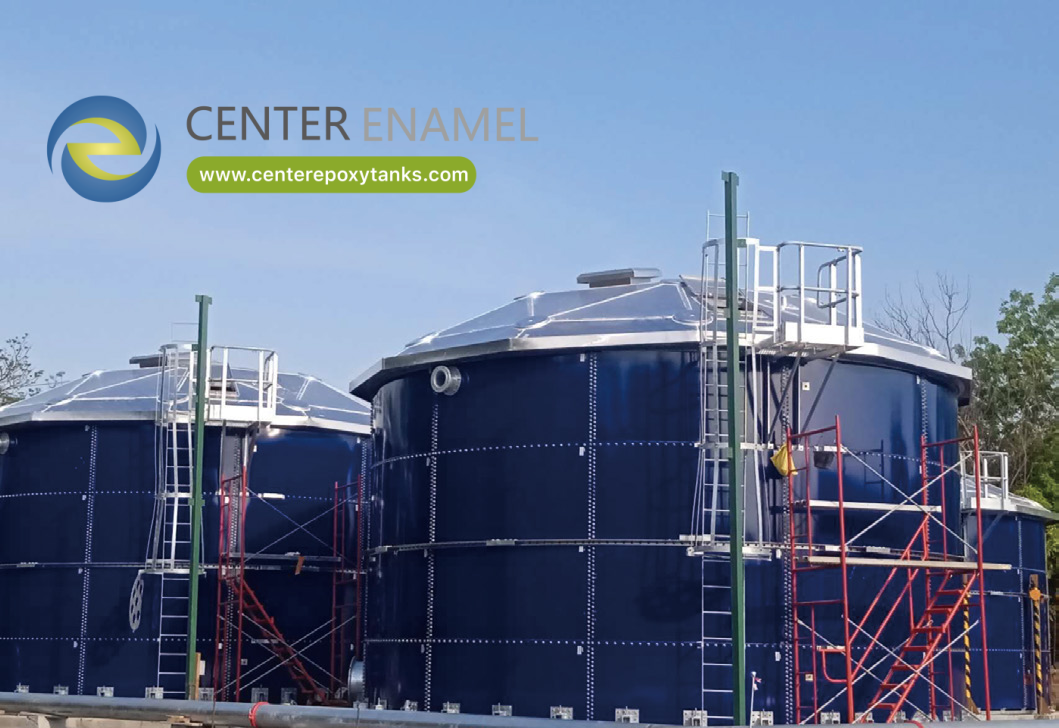 Center Enamel Provides Aluminum Geodesic Dome Roof for Cambodia Wastewater Treatment Project