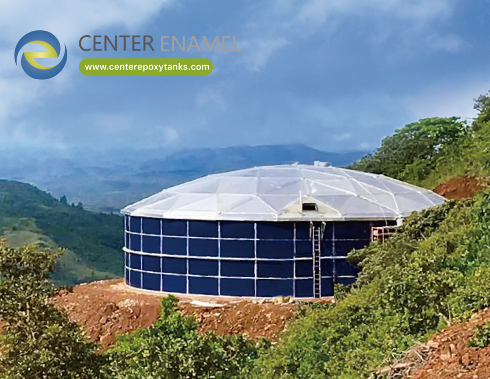 Center Enamel Aluminum Dome Roofs for Thailand Potable Water Tanks