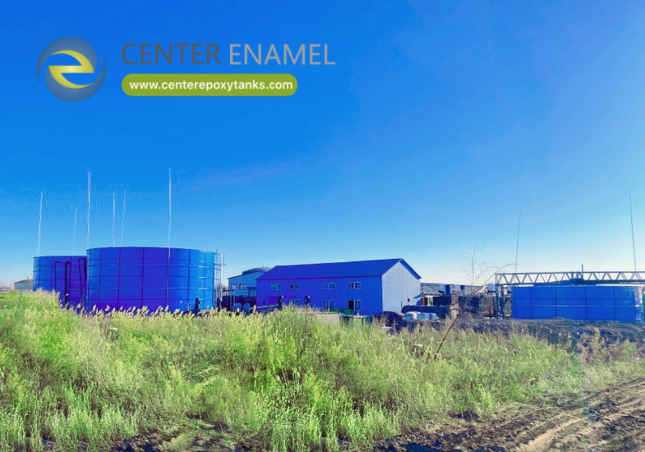Center Enamel Provides High-Performance Epoxy Coated Steel Tanks for Jordan Industrial Wastewater Storage Project
