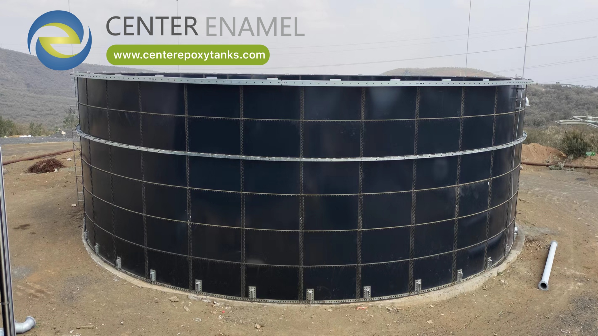High-Quality Epoxy Coated Steel Tanks for Livestock Wastewater Treatment Projects