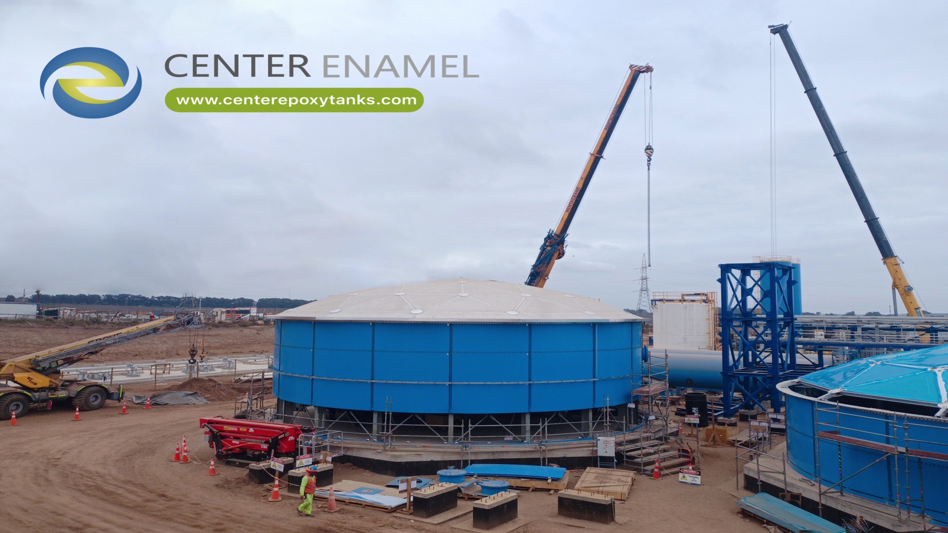 Ready for Any Farm: Large Epoxy Coated Tanks for Water Storage