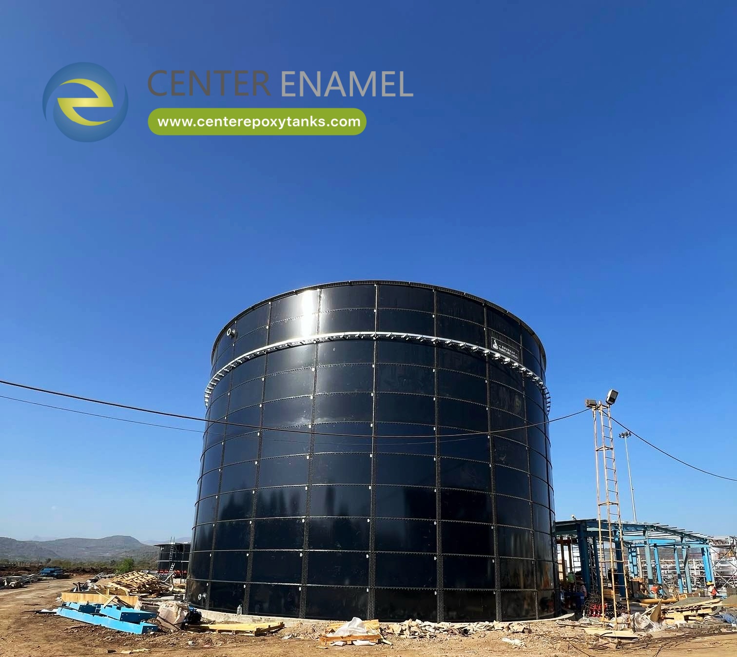Center Enamel provides fire water Storage Tanks For the Jamaica fire water project