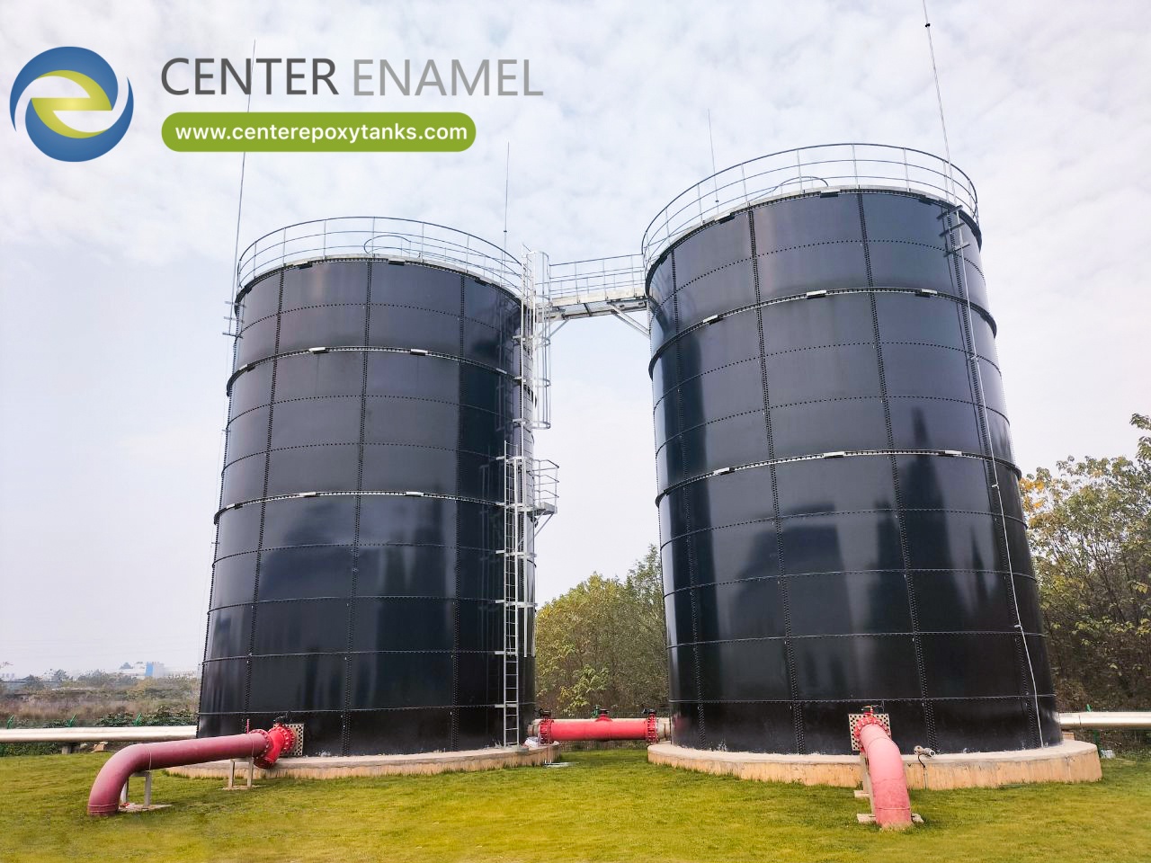Center Enamel Provides Fusion Bonded Epoxy Tanks for the Hebei Irrigation Water Project