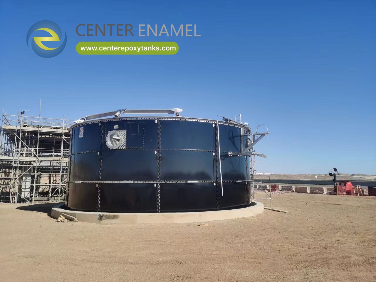 Center Enamel Provides Fusion Bonded Epoxy Tanks for China's Guangxi Chemical Wastewater Treatment Project