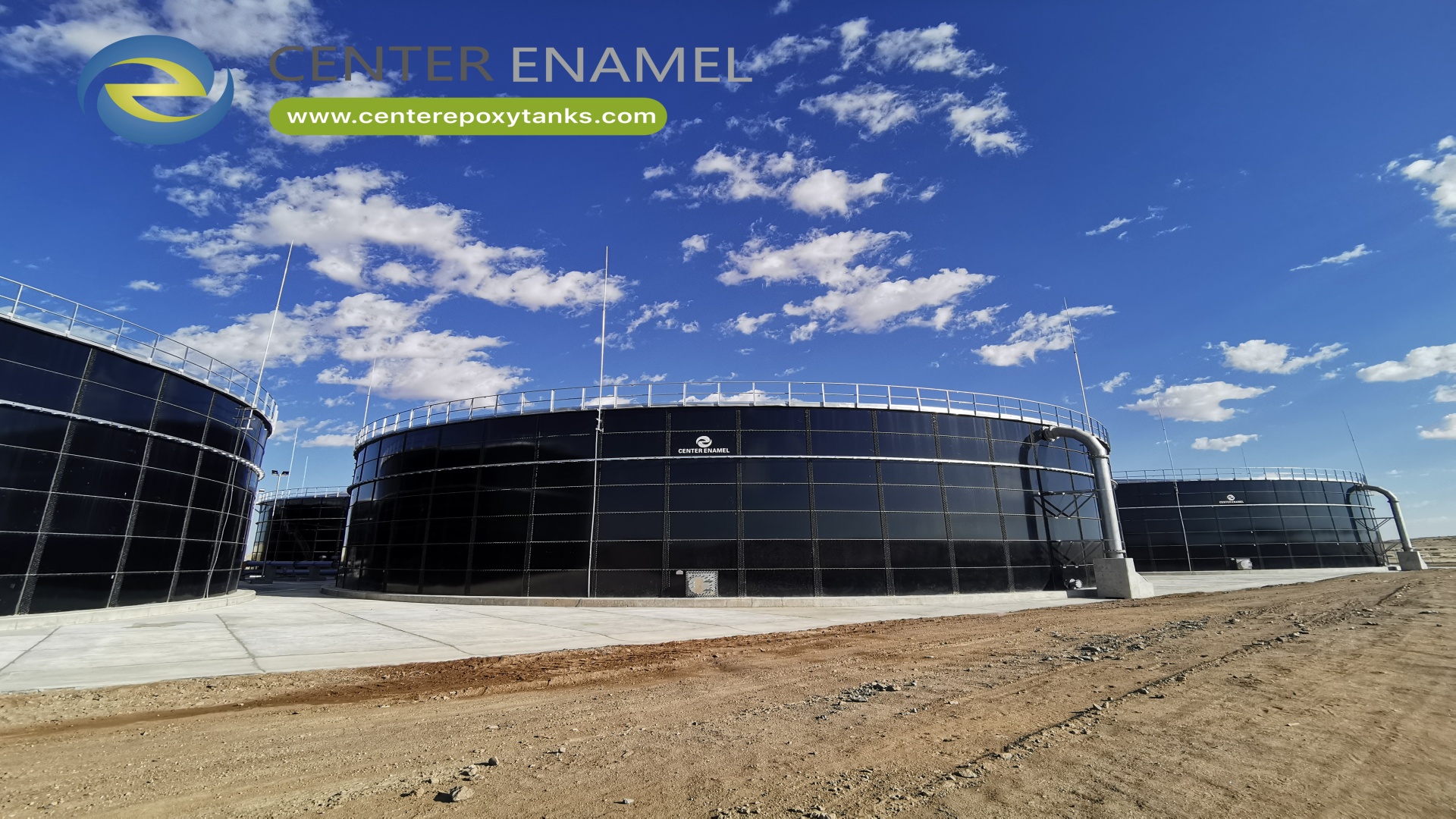 Center Enamel Provides Drinking Water Storage Tanks for Colombia Drinking Water Project 