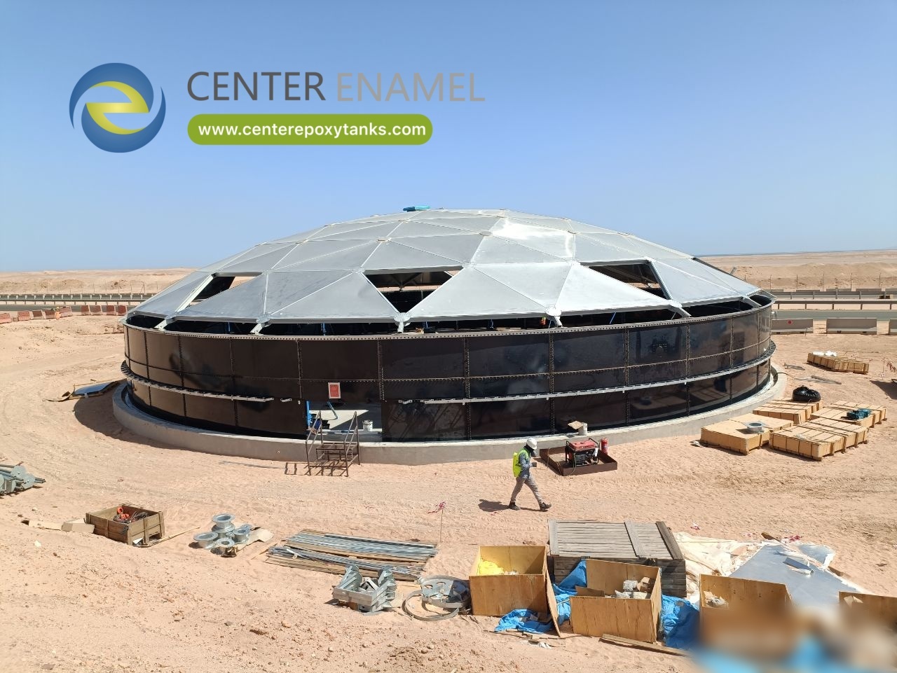 Center Enamel's Aluminum Dome Roofs – The Ideal Cover Solution for Vertical Silo Storage Tanks