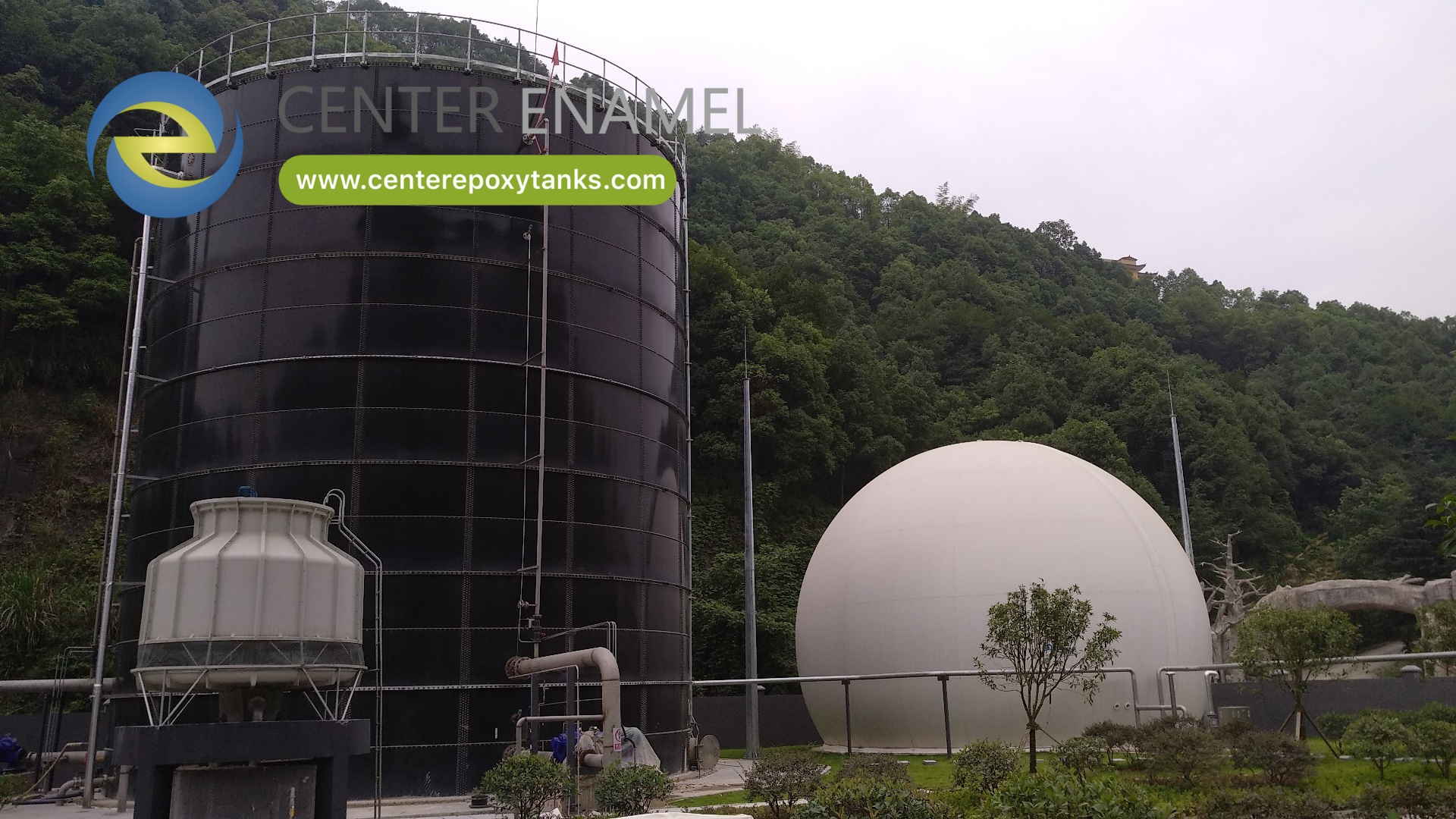 Trustworthy China Double Membrane Biogas Storage Balloon Manufacturer | Center Enamel 