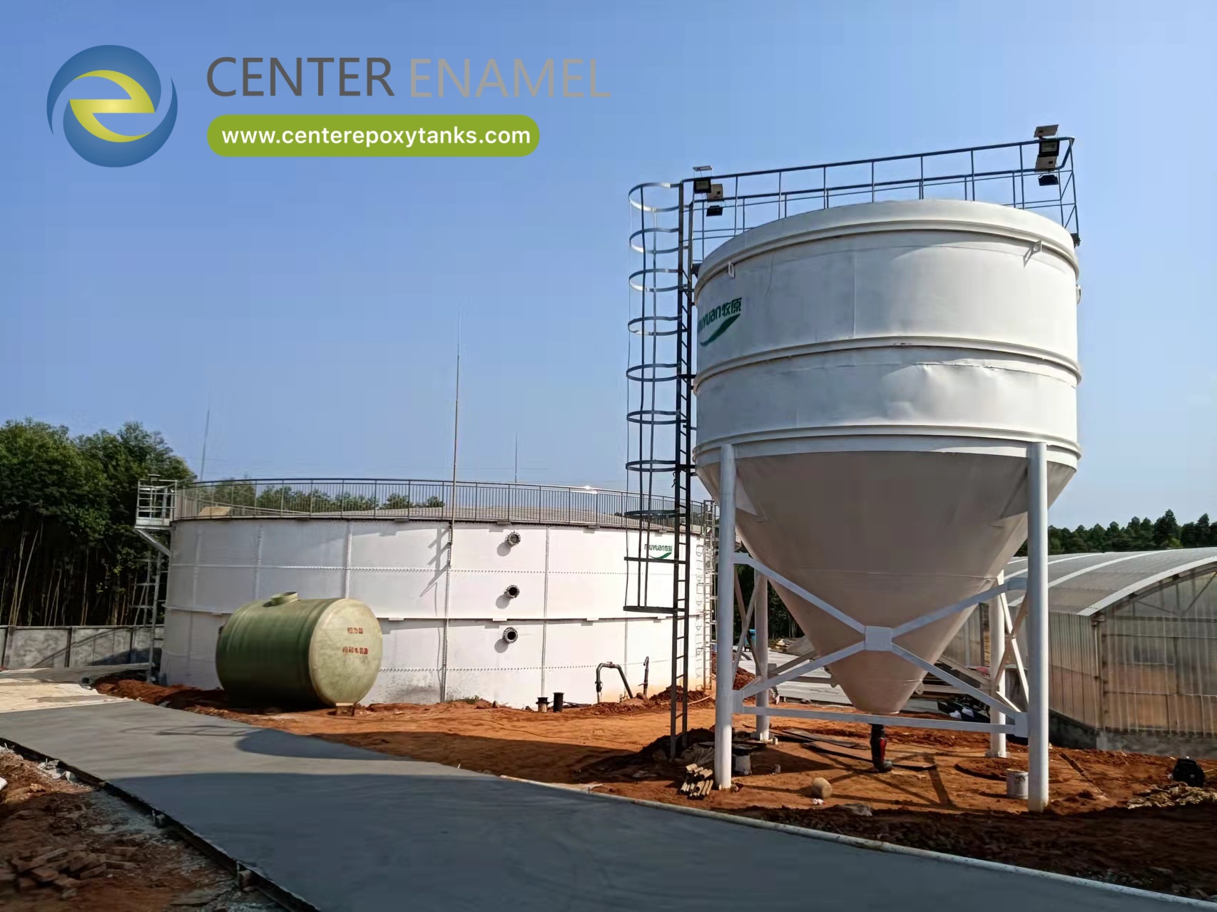 China Welded Stainless Steel Tanks Manufacturer Center Enamel
