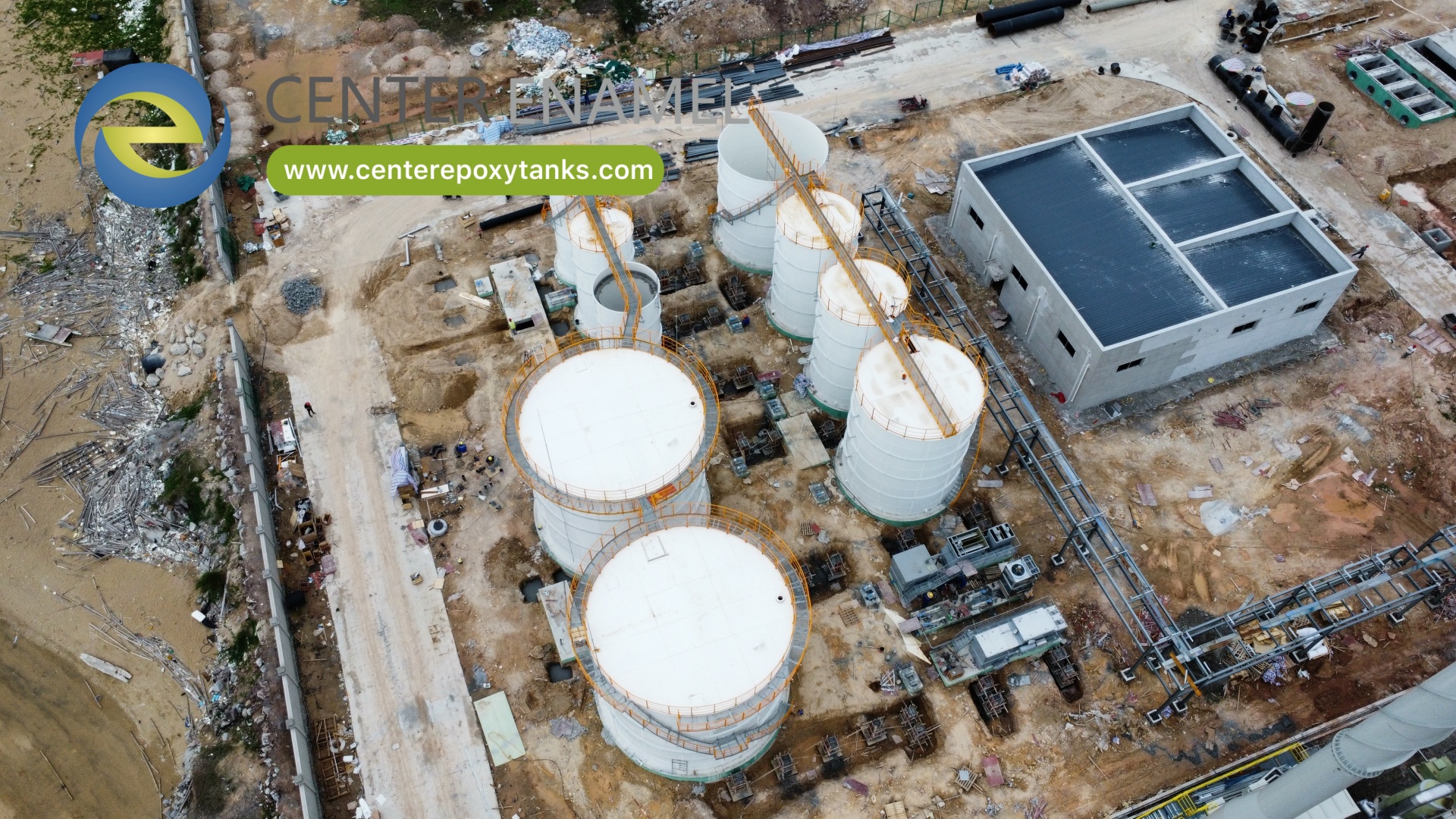Professional China Epoxy Coated Steel Farm Biogas Tanks Manufacturer|Center Enamel