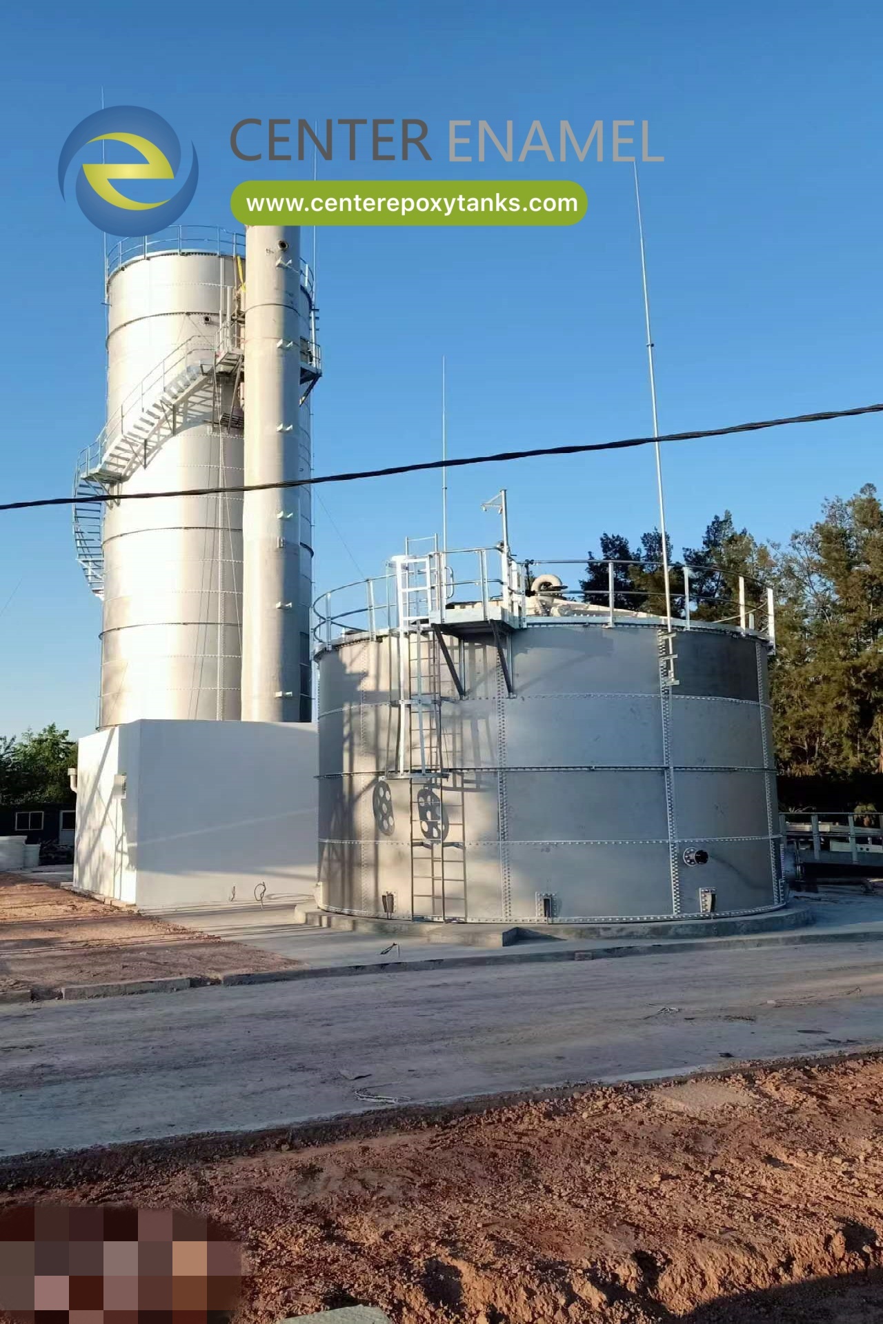 China Stainless Steel Chemical Storage Tank Manufacturer-Center Enamel