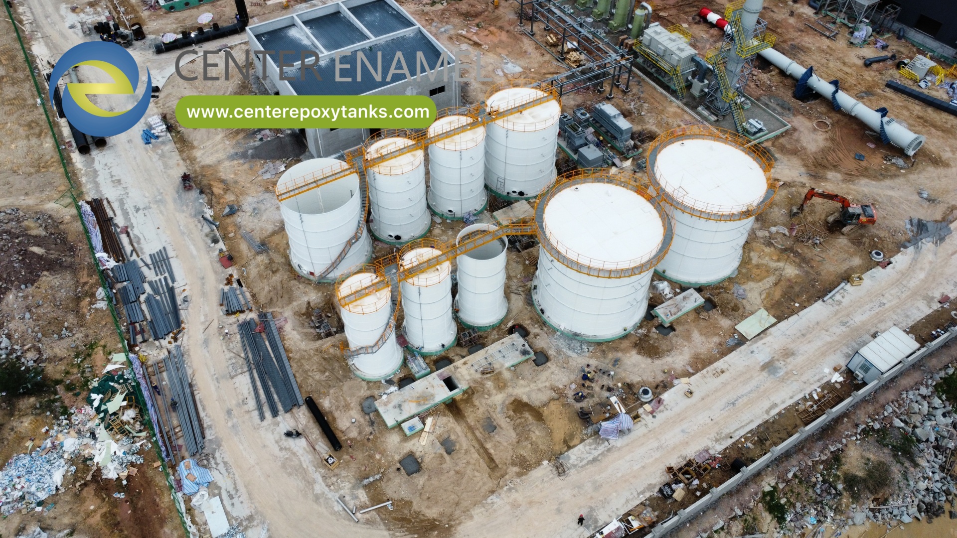 Trusted China Epoxy Coated Steel Bulk Liquid Wastewater Treatment Tanks Manufacturer|Center Enamel