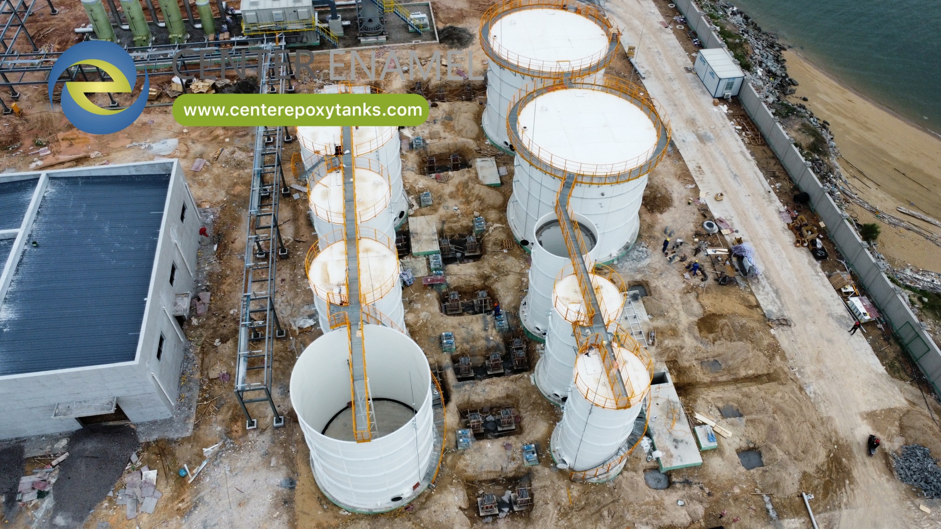Trustworthy China Epoxy Coated Steel Aquaculture Wastewater Treatment Tanks Manufacturer|Center Enamel
