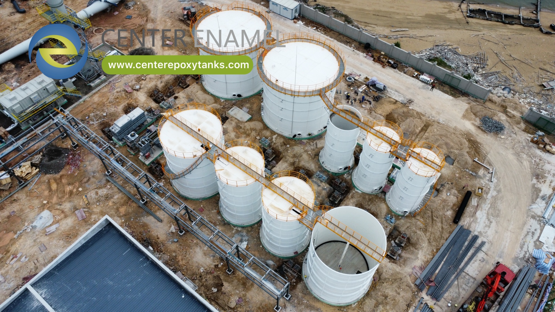 Reputable China Epoxy Coated Steel Livestock Wastewater Treatment Tanks Manufacturer|Center Enamel