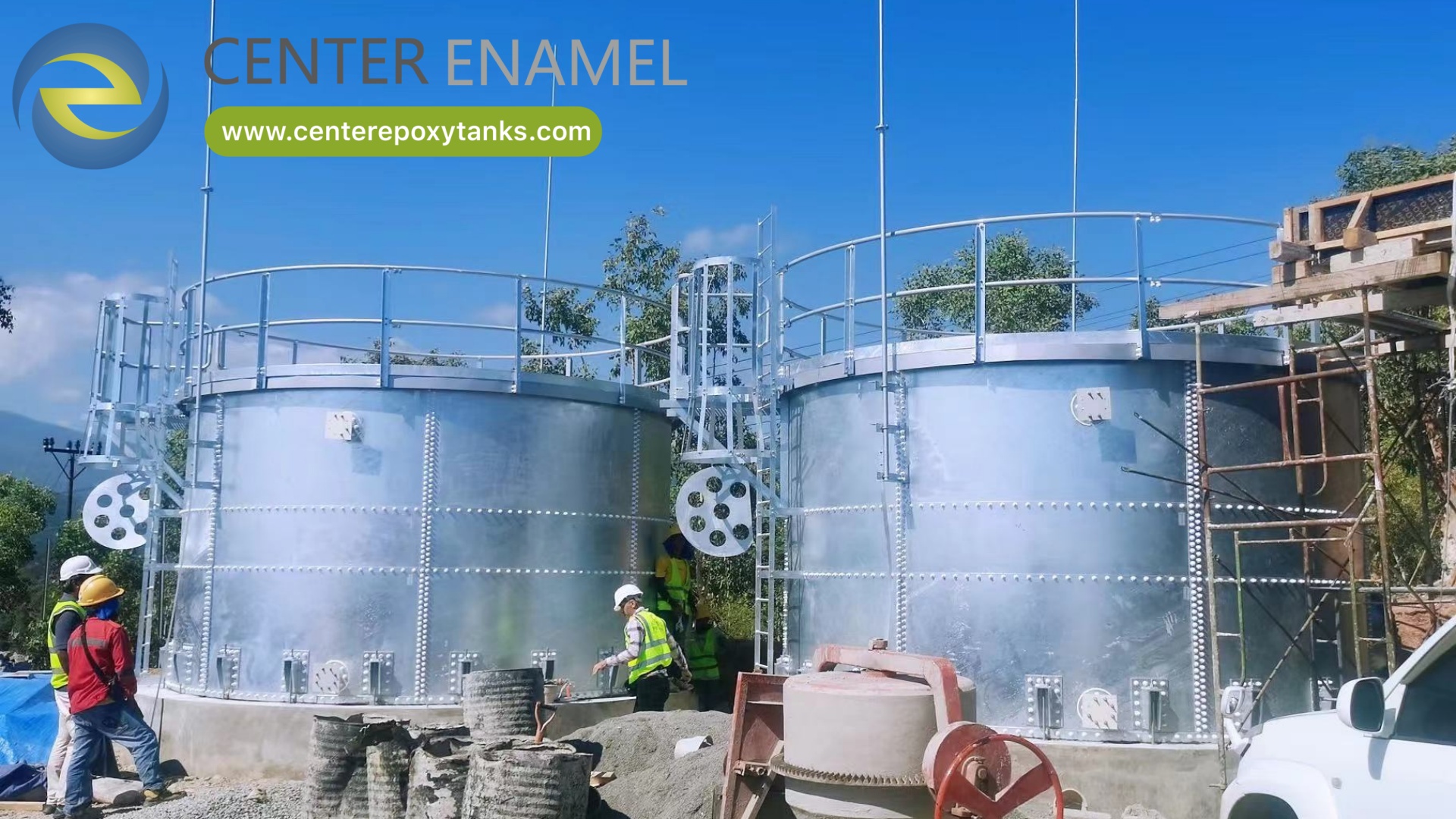 China Corrugated galvanized steel water storage tank Manufacturer