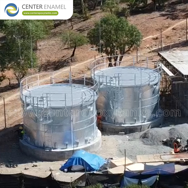 China Galvanized Steel Harvested Rainwater Tank Manufacturer 