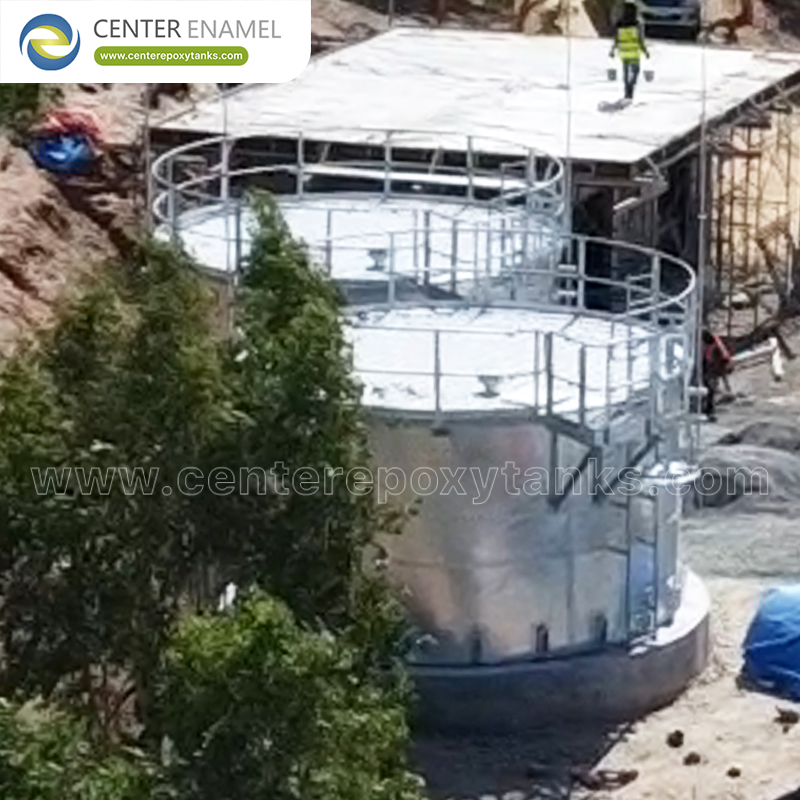 Galvanized Steel Fire Water Storage Tank for Captive Power Plants