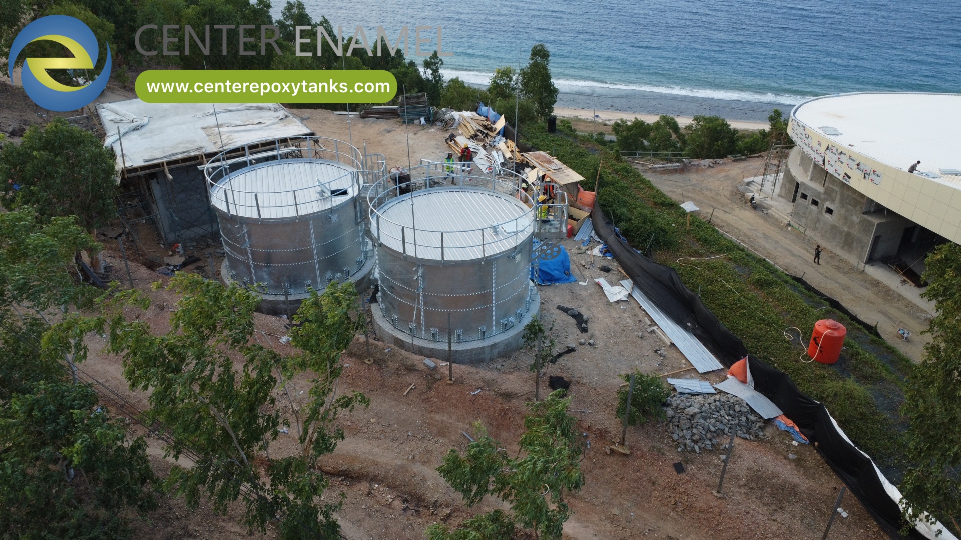 China Galvanized Steel Residential Rainwater Storage Tank Manufacturer