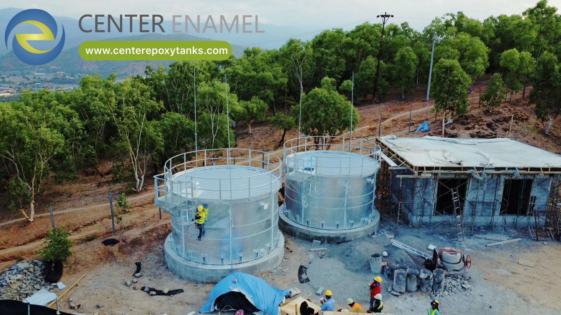 China Galvanized Steel Fire-Fighting Water Tank Manufacturer