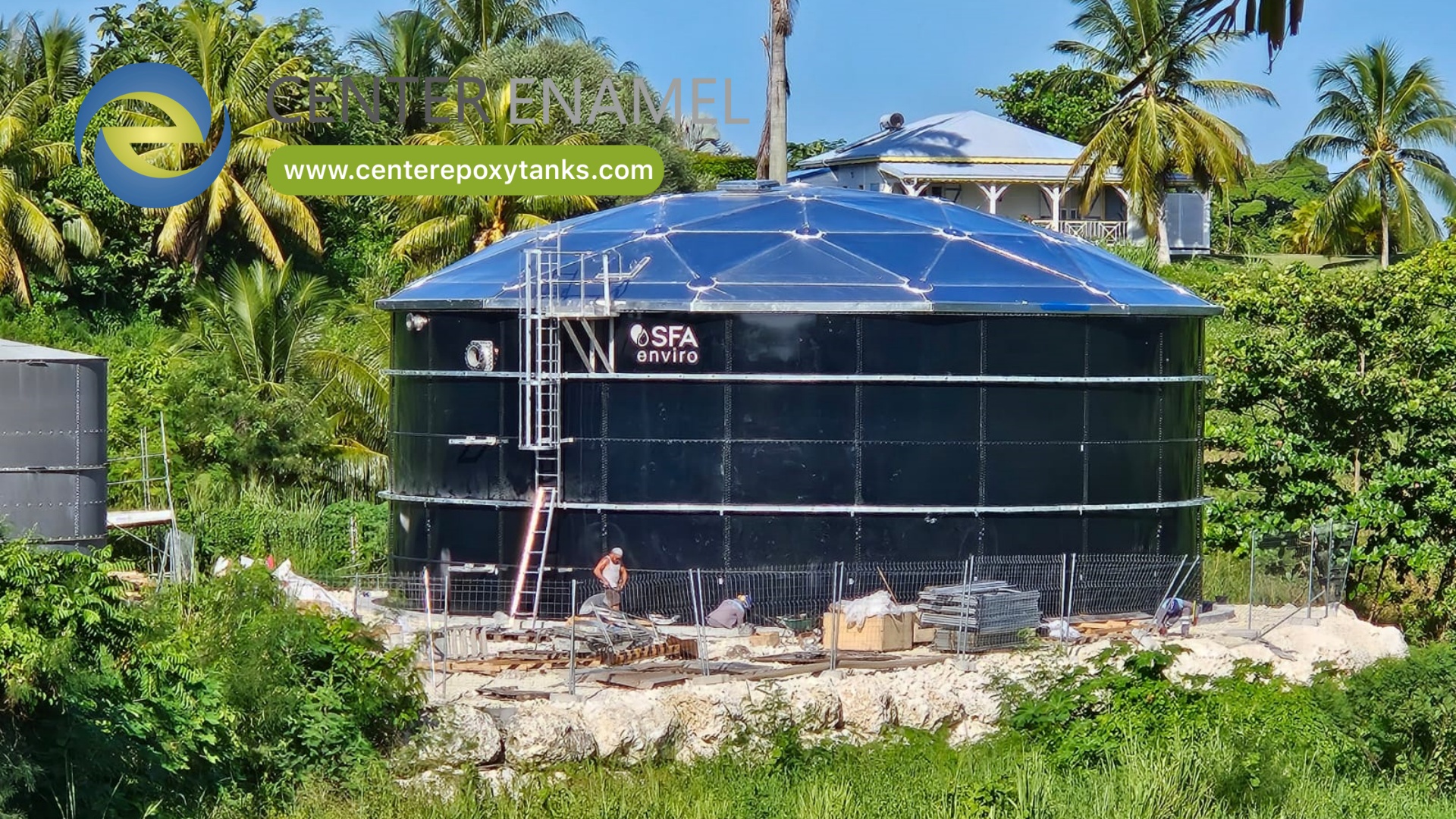  Epoxy Coated Bolted Tanks for Animal Waste Storage