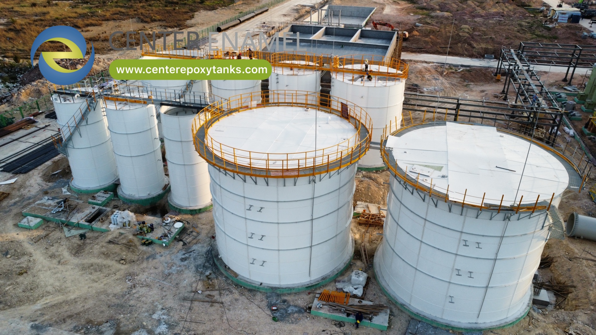 Epoxy Coated Bolted Tanks as Biogas Storage Tanks