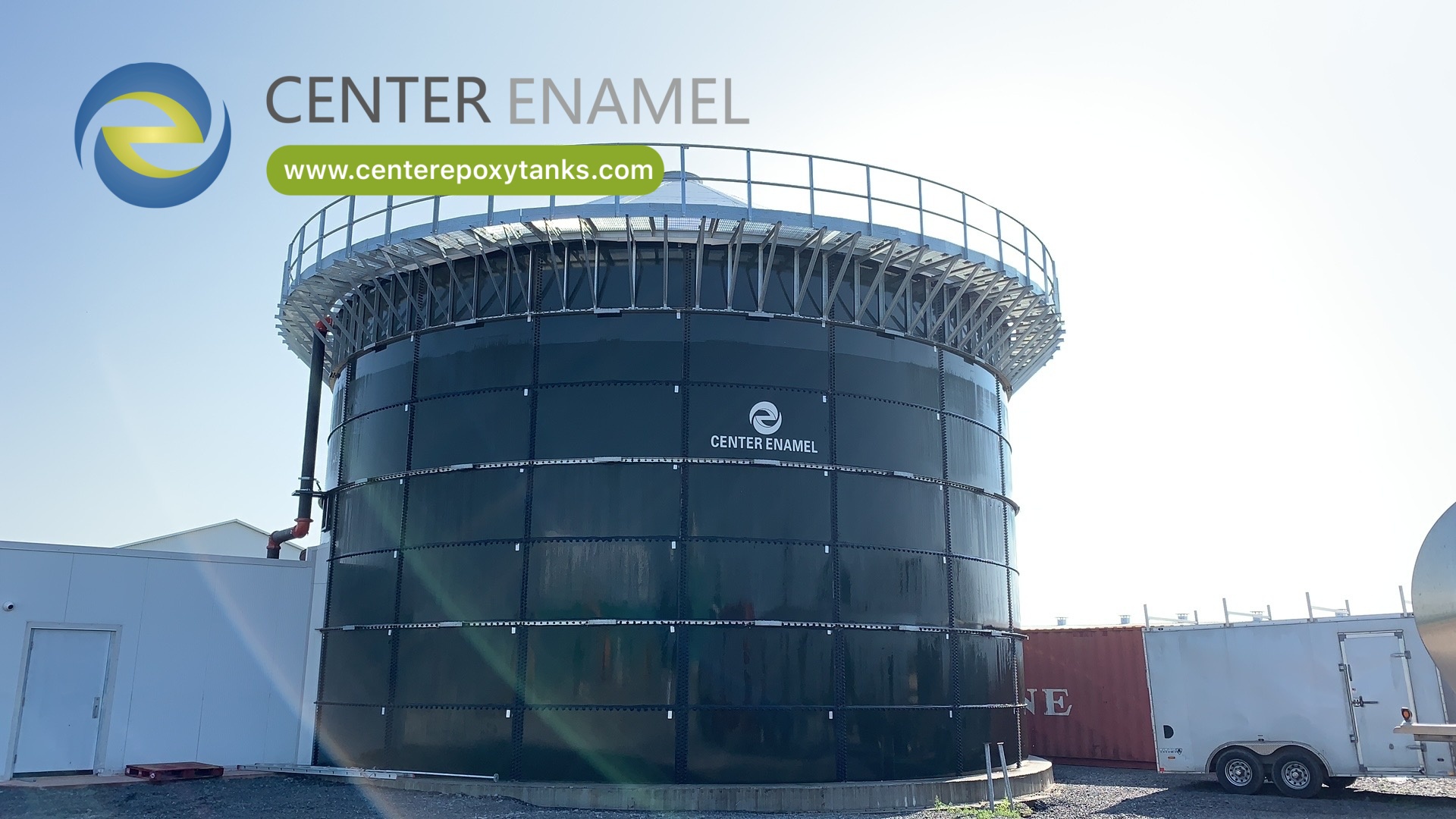 Epoxy Coated Bolted Tanks for Industrial Wastewater Storage