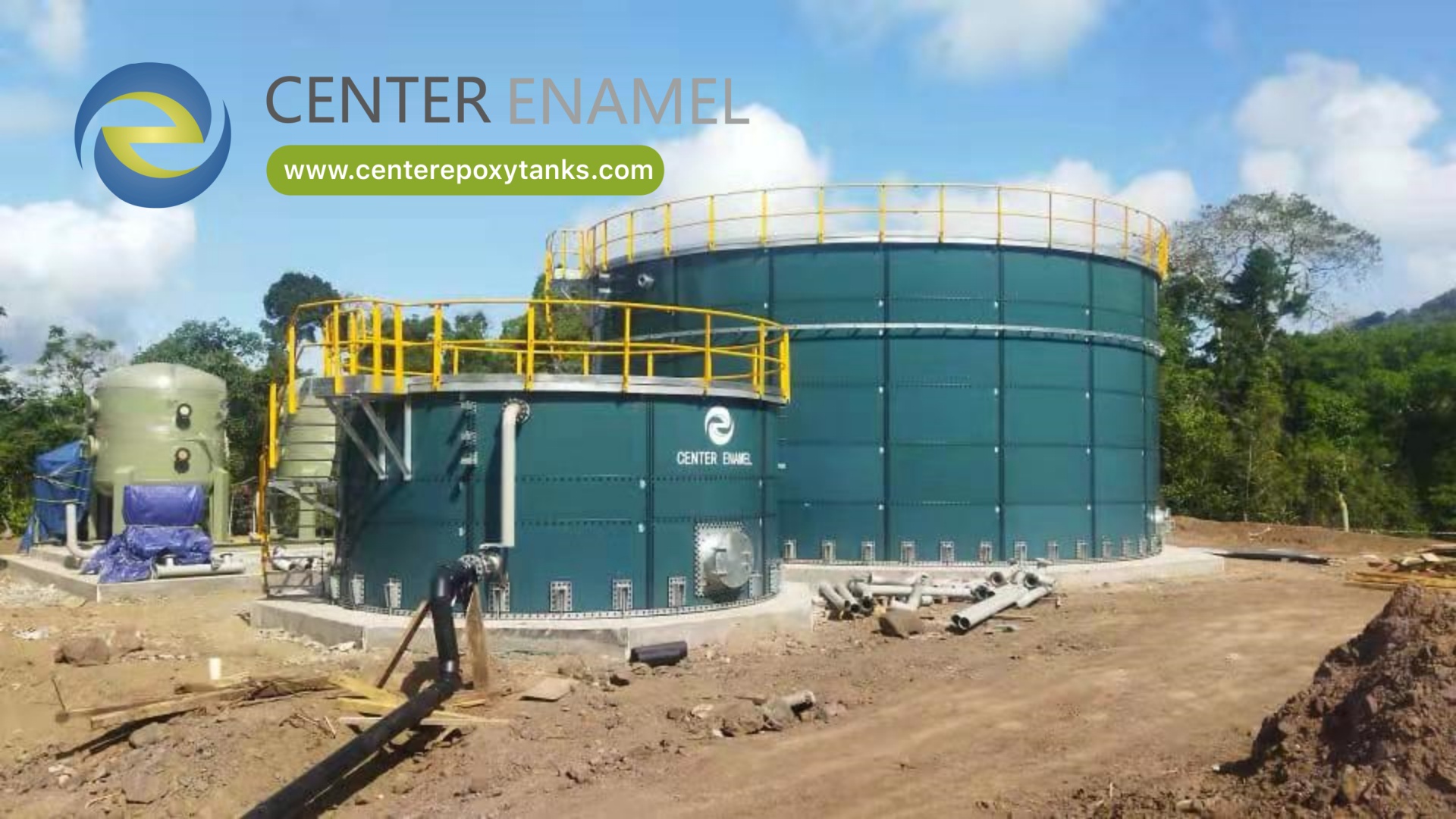 Epoxy Coated Tanks for Ranch Livestock Drinking Water Storage 