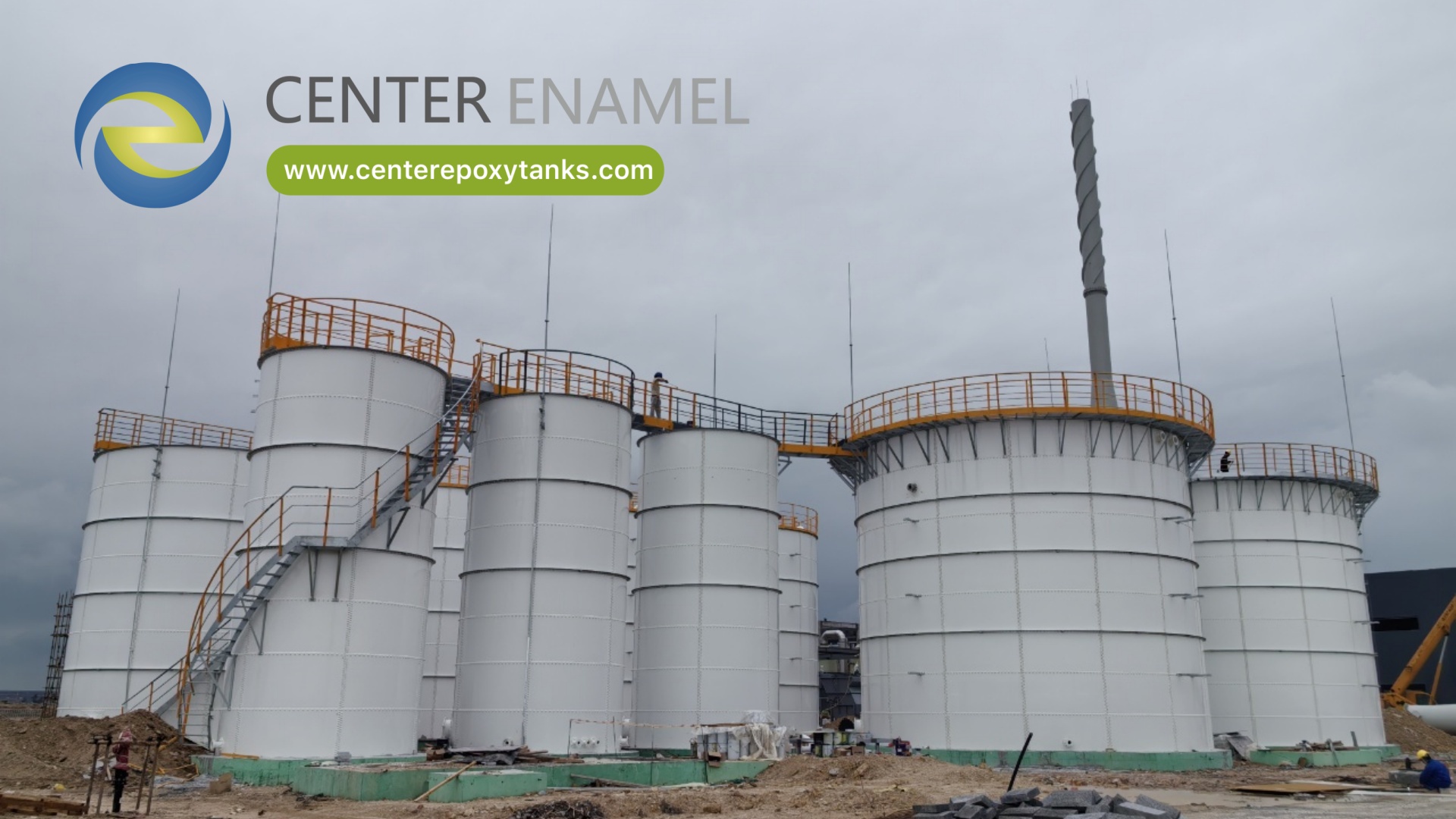 Epoxy Coated Tanks for Livestock Wastewater Storage 
