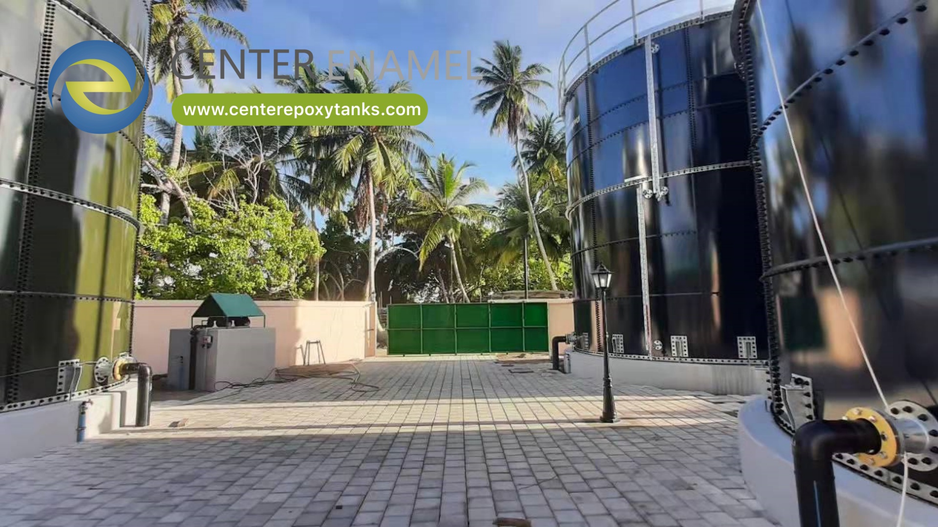 Epoxy Coated Tanks for Sewage Treatment 