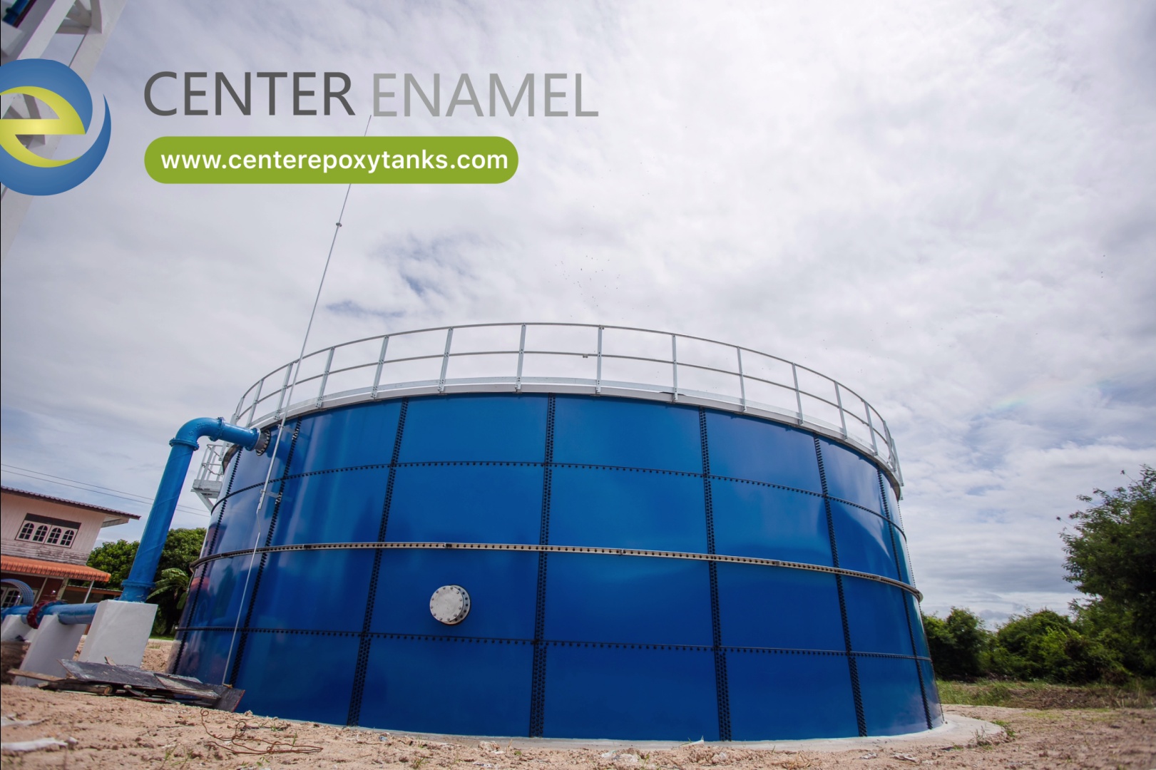 Epoxy Coated Bolted Tanks for Farm Digesters