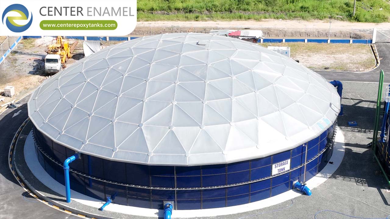Aluminum Dome Covers for Large-Scale Tanks | Center Enamel 