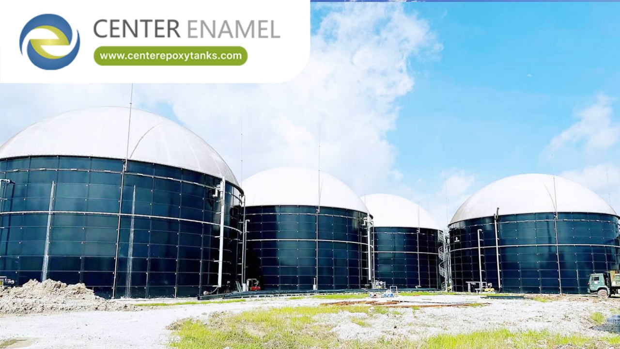 Double Membrane Roofs for Animal Waste Tanks-Center Enamel 