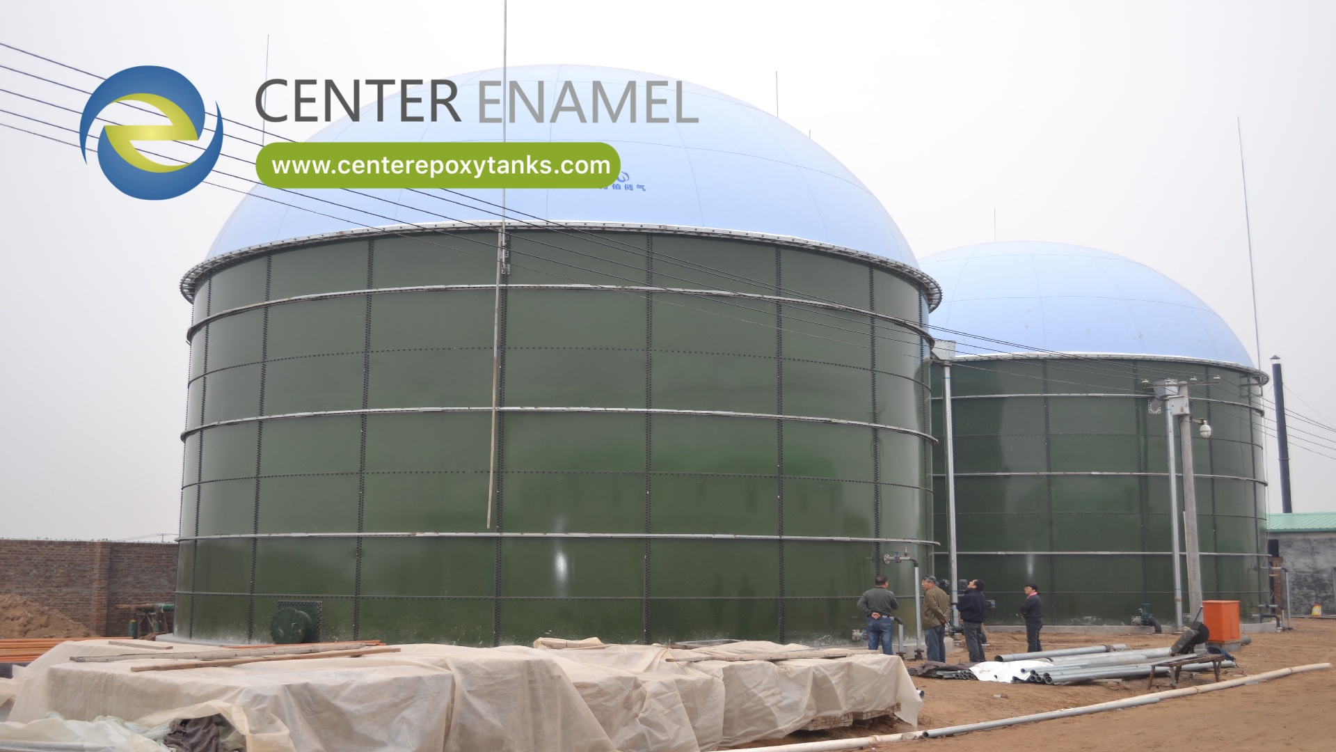 Double Membrane Roofs for Poultry Litter Digestion Tanks.jpg