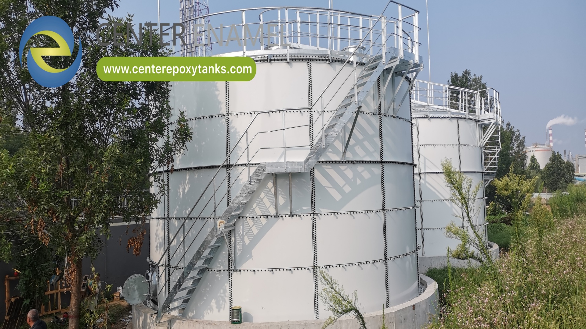 Epoxy Coated Steel Clarification Tanks for Municipal Sewage.jpg
