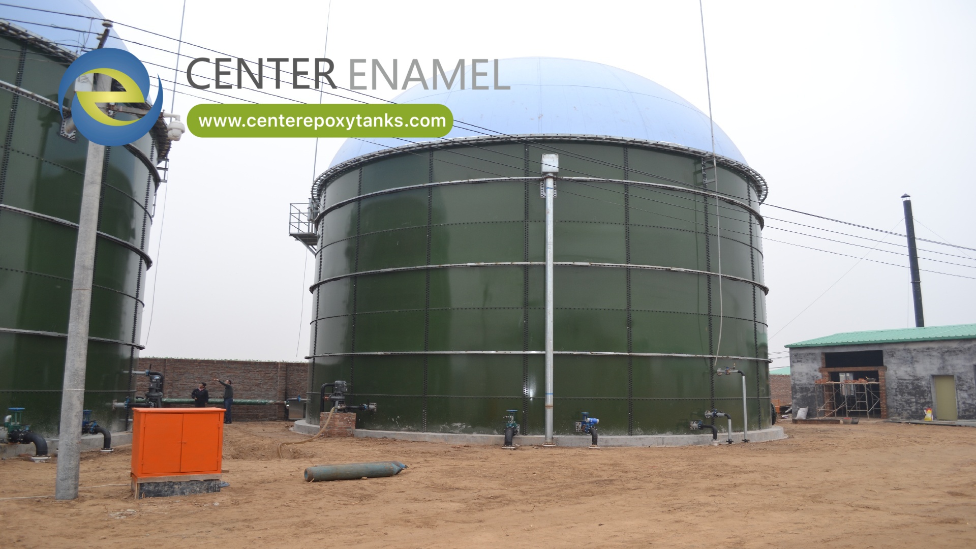 Membrane Gas Holder for Dairy Industry Wastewater Treatment Project.jpg