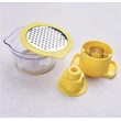 Stainless steel and PP handle 4 in 1 corn peeler ginger grater 