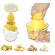Stainless steel and PP handle 4 in 1 corn peeler ginger grater 